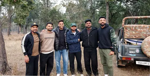 मैच से पहले सुकून की तलाश, टीम इंडिया ने बार नवापारा अभयारण्य में लिया जंगल का आनंद