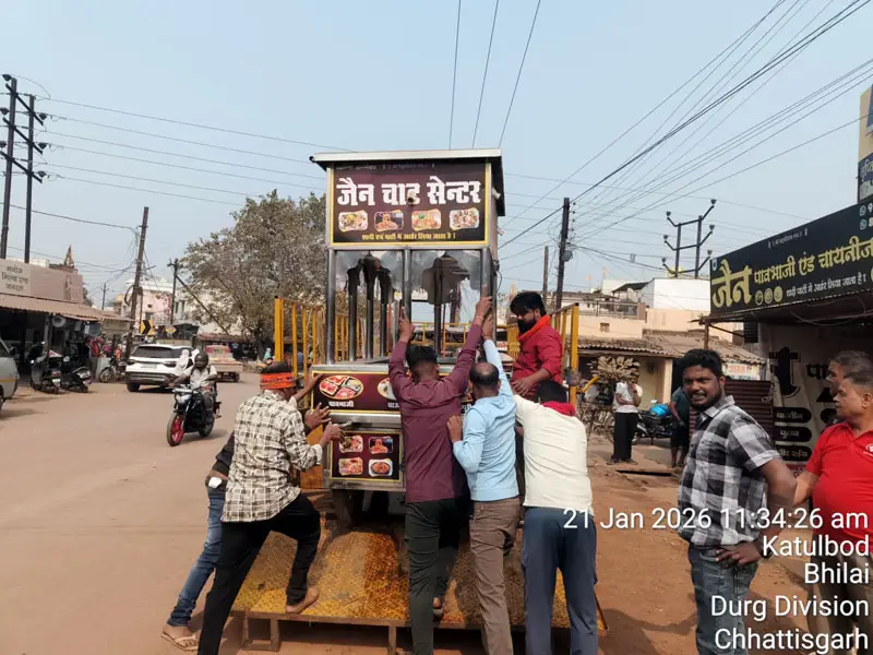 दुर्ग में अतिक्रमण पर निगम का शिकंजा, पुष्पक नगर से कातुल बोर्ड चौक तक चली सख्त कार्रवाई