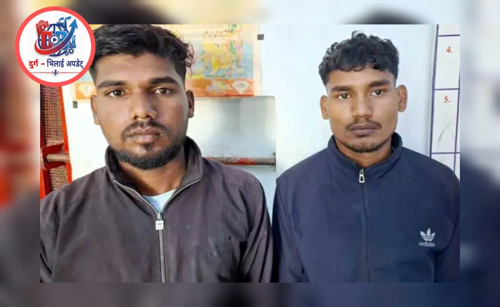 दो तस्कर गिरफ्तार, देशी शराब व छोटा हाथी वाहन जब्त