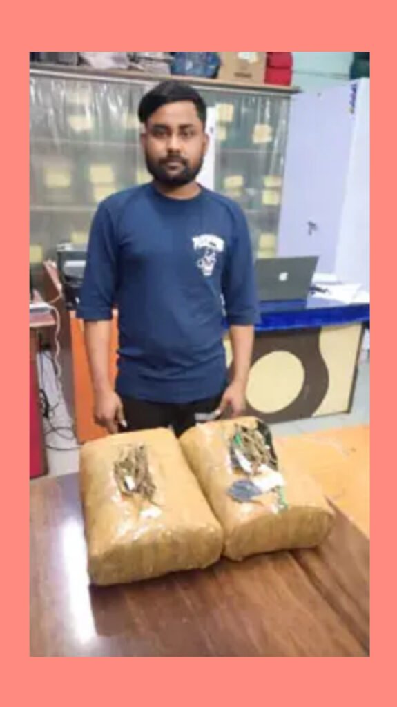 रायपुर में नशे पर पुलिस की बड़ी कार्रवाई, 4.437 किलो गांजा के साथ युवक गिरफ्तार