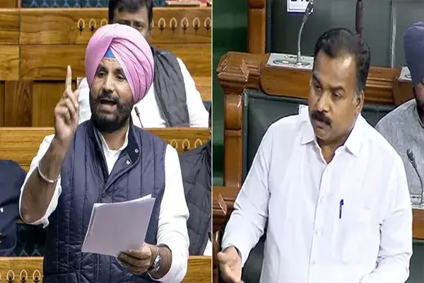 लोकसभा में हंगामा: स्पीकर पर कागज फेंकने वाले 8 विपक्षी सांसद पूरे सत्र के लिए निलंबित