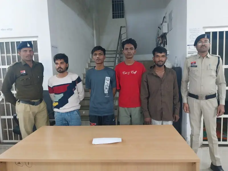 (दुर्ग) होली पर नशे पर जीरो टॉलरेंस, दुर्ग पुलिस की बड़ी कार्रवाई, 8.640 ग्राम हेरोइन के साथ 4 आरोपी गिरफ्तार