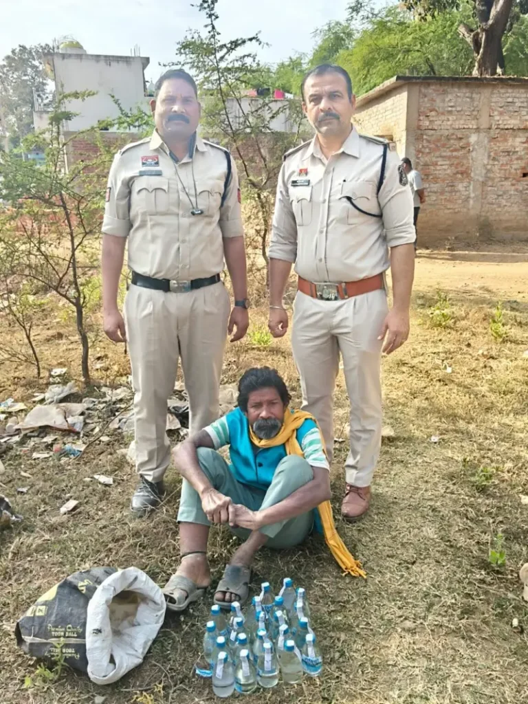 (कवर्धा) अवैध शराब बिक्री पर कबीरधाम पुलिस की कार्रवाई
