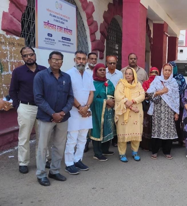 *रिसाली में अल्पसंख्यक मतदाताओ को टारगेट करने का आरोप: ब्लॉक कांग्रेस कमेटी क्र 6 रिसाली के अध्यक्ष दिनेश पटेल ने कलेक्टर को सौंपा ज्ञापन*