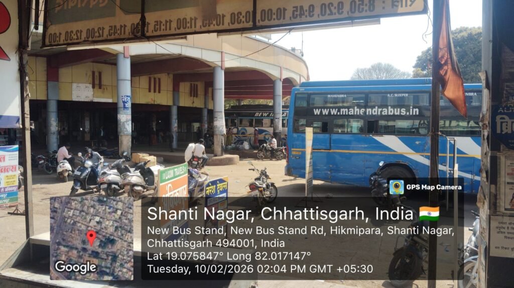 *यहां नहीं चलता बस्तर पुलिस का कानून!* = जगदलपुर के नए बस स्टैंड में अव्यवस्था हावी =