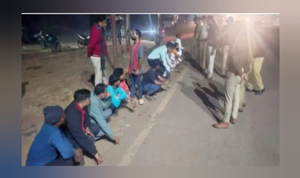 नशे के खिलाफ पुलिस का टेक्नो-एक्शन, ड्रोन निगरानी से सिरगिट्टी में 10 युवक पकड़े गए