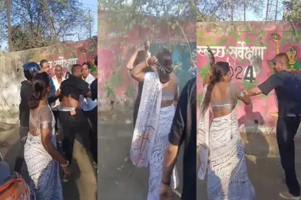 (इंदौर)बीच सड़क पर आर्मी मेजर की चप्पलों और लात-घूंसों से बेरहमी से पिटाई, वीडियो वायरल; वजह जानकर उड़ जाएंगे होश